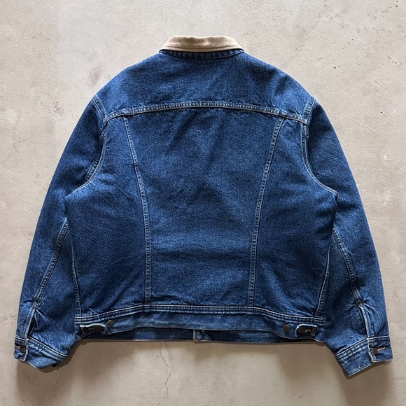 vintage blue jay blanket denim jacket - Picture 4 of 6